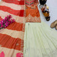 Designer Embroidered Palazzo Suit Set with Organza Dupatta