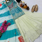 Designer Embroidered Palazzo Suit Set with Organza Dupatta