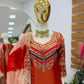 Designer Embroidered Palazzo Suit Set with Organza Dupatta