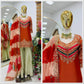 Designer Embroidered Palazzo Suit Set with Organza Dupatta