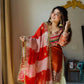 Designer Embroidered Palazzo Suit Set with Organza Dupatta
