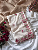 Designer Embroidered Saree for Festive and Special Occasion Wear