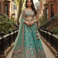 Designer Embroidered Semi Stitched Lehenga Set for Wedding and Festive Functions