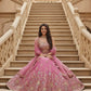 Designer Embroidered Semi Stitched Lehenga Set for Wedding and Festive Functions
