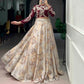 Designer Embroidered blouse with printed lehenga Set for Festive and Wedding Functions