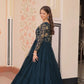 Designer Faux Blooming Gown with Heavy Flair | 12 Meter Layered Anarkali Gown with Sequins & Zari Embroidery – Purple, Rani, Rama