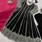Designer Faux Georgette Anarkali Set with Plazoo & Dupatta | Party & Wedding Wear