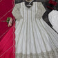 Designer Faux Georgette Anarkali Set with Plazoo & Dupatta | Party & Wedding Wear