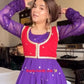 Designer Faux Georgette Anarkali Suit Set with Koti and Dupatta