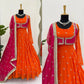 Designer Faux Georgette Anarkali Suit Set with Koti and Dupatta