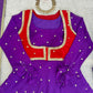 Designer Faux Georgette Anarkali Suit Set with Koti and Dupatta