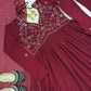 Designer Faux Georgette Anarkali Suit for Festive and Occasion Wear