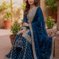 Designer Faux Georgette Chinon Sequins Sharara Set for Festive and Wedding Wear