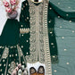 Designer Faux Georgette Chinon Sequins Sharara Set for Festive and Wedding Wear
