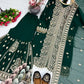 Designer Faux Georgette Chinon Sequins Sharara Set for Festive and Wedding Wear