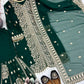 Designer Faux Georgette Chinon Sequins Sharara Set for Festive and Wedding Wear