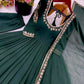 Designer Faux Georgette Embroidered Anarkali Set