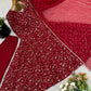 Designer Faux Georgette Embroidered Gown Set