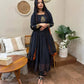Designer Faux Georgette Embroidered Gown Set with Dupatta