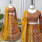 Designer Faux Georgette Embroidered Lehenga Choli with Dupatta