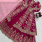 Designer Faux Georgette Embroidered Lehenga Set