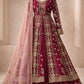 Designer Faux Georgette Embroidered Lehenga Set
