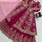 Designer Faux Georgette Embroidered Lehenga Set