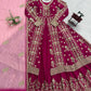 Designer Faux Georgette Embroidered Lehenga Set