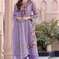 Designer Faux Georgette Embroidered Palazzo Set