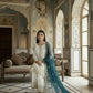 Designer Faux Georgette Embroidered Sharara Set