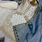 Designer Faux Georgette Embroidered Sharara Set