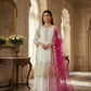 Designer Faux Georgette Embroidered Sharara Set