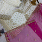 Designer Faux Georgette Embroidered Sharara Set