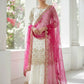 Designer Faux Georgette Embroidered Sharara Set
