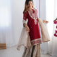 Designer Faux Georgette Embroidered Sharara Suit Set