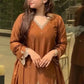 Designer Faux Georgette Embroidered Sharara Suit with Dupatta