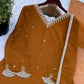 Designer Faux Georgette Embroidered Sharara Suit with Dupatta
