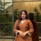 Designer Faux Georgette Embroidered Sharara Suit with Dupatta
