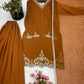 Designer Faux Georgette Embroidered Sharara Suit with Dupatta