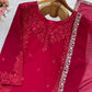 Designer Faux Georgette Embroidered Suit Set