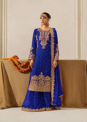 Designer Faux Georgette Embroidered Suit Set