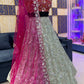 Designer Faux Georgette Lehenga Choli Set for Wedding and Reception Wear