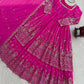 Designer Faux Georgette Thread and Sequin Lehenga Set