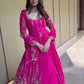 Designer Faux Georgette Thread and Sequin Lehenga Set