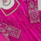 Designer Faux Georgette Thread and Sequin Lehenga Set