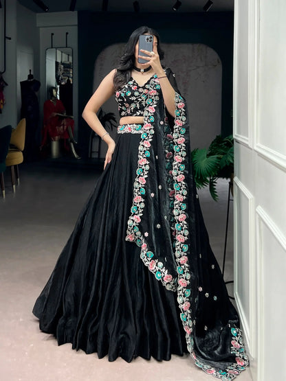 Designer Fendi Embroidered Lehenga Set for Wedding and Party Wear