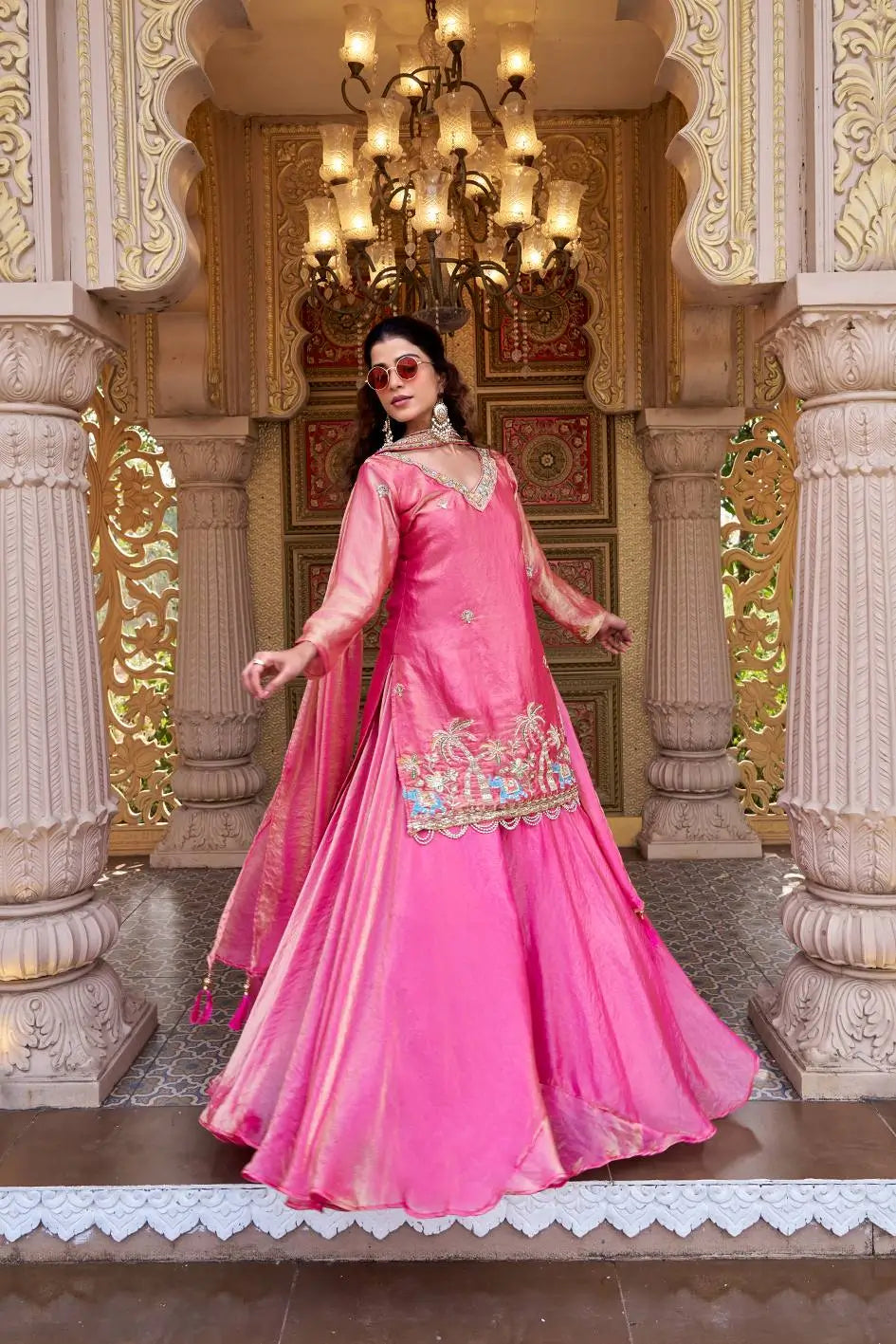 Designer Fendy Kurti Lehenga Set with Dupatta for Wedding and Festive Wear