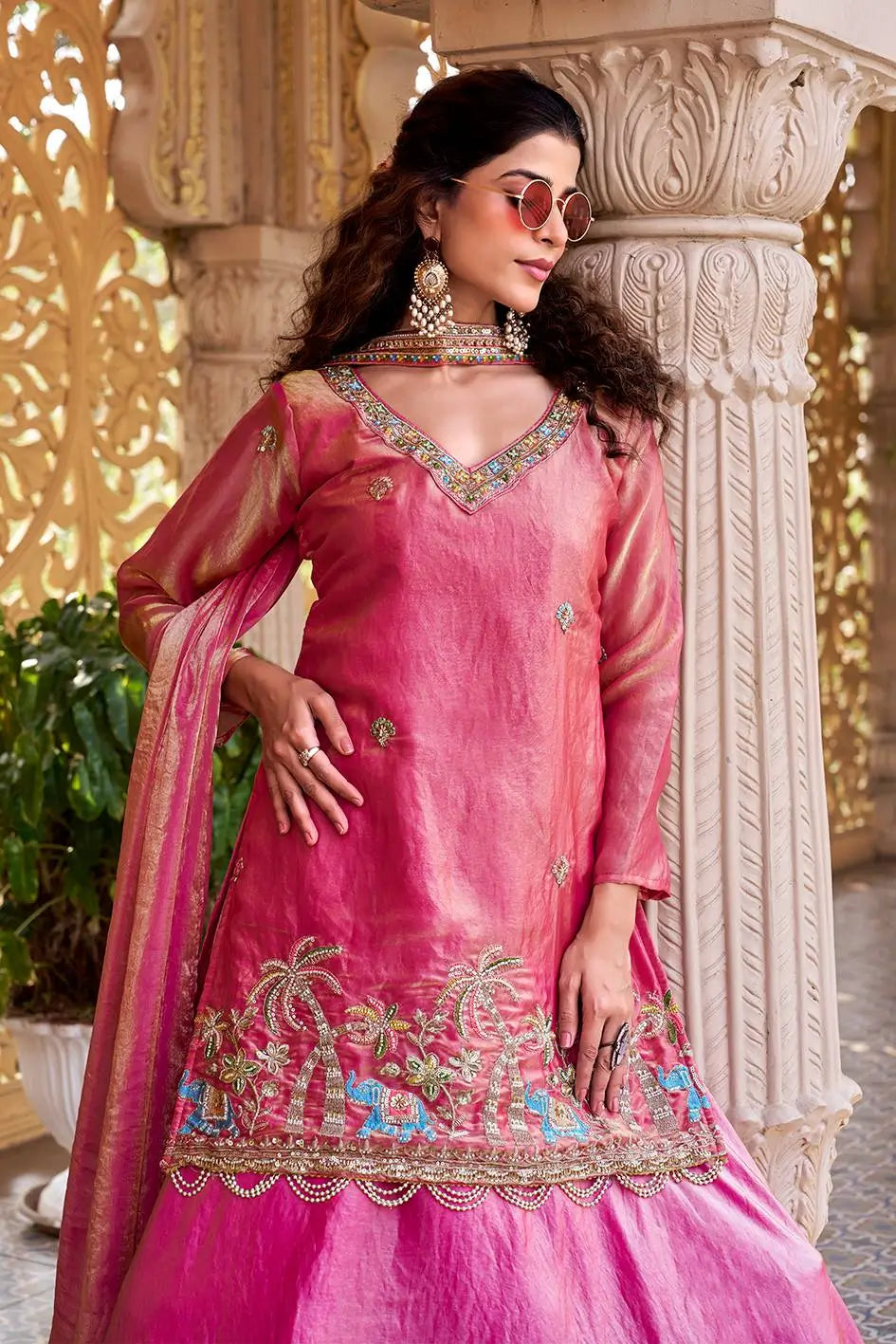 Designer Fendy Kurti Lehenga Set with Dupatta for Wedding and Festive Wear