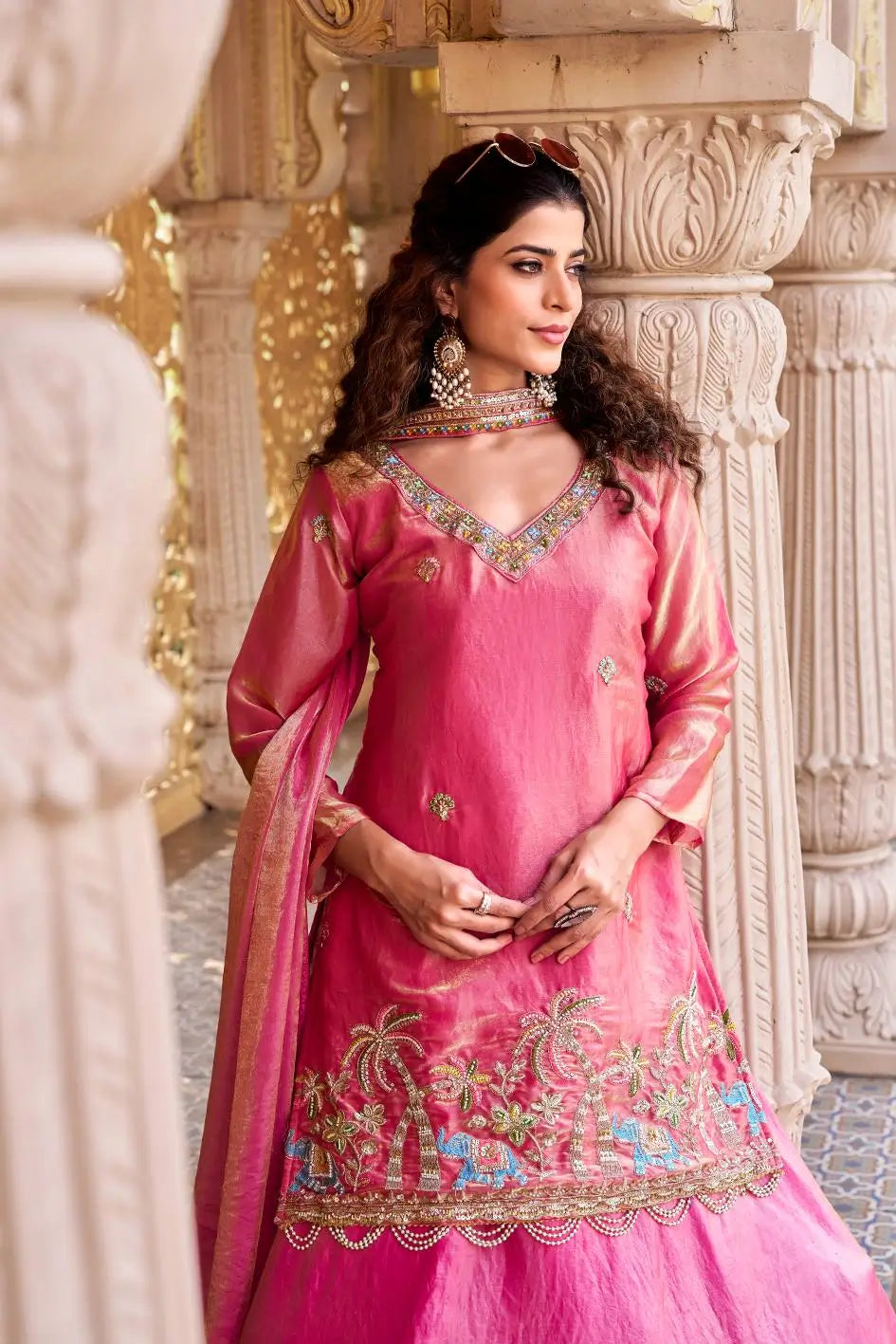 Designer Fendy Kurti Lehenga Set with Dupatta for Wedding and Festive Wear