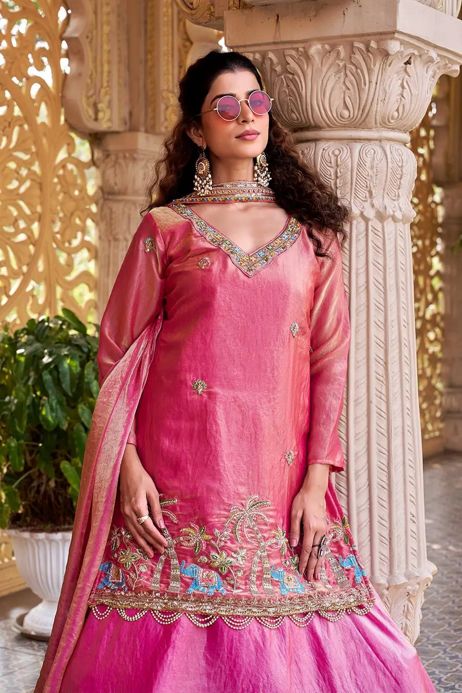 Designer Fendy Kurti Lehenga Set with Dupatta for Wedding and Festive Wear